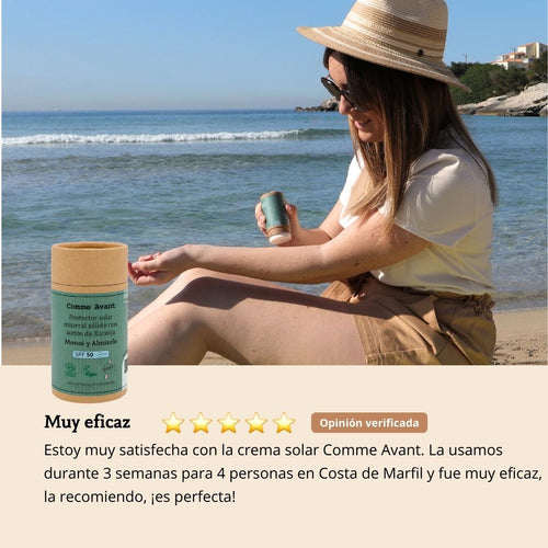 opinión protector solar comme avant