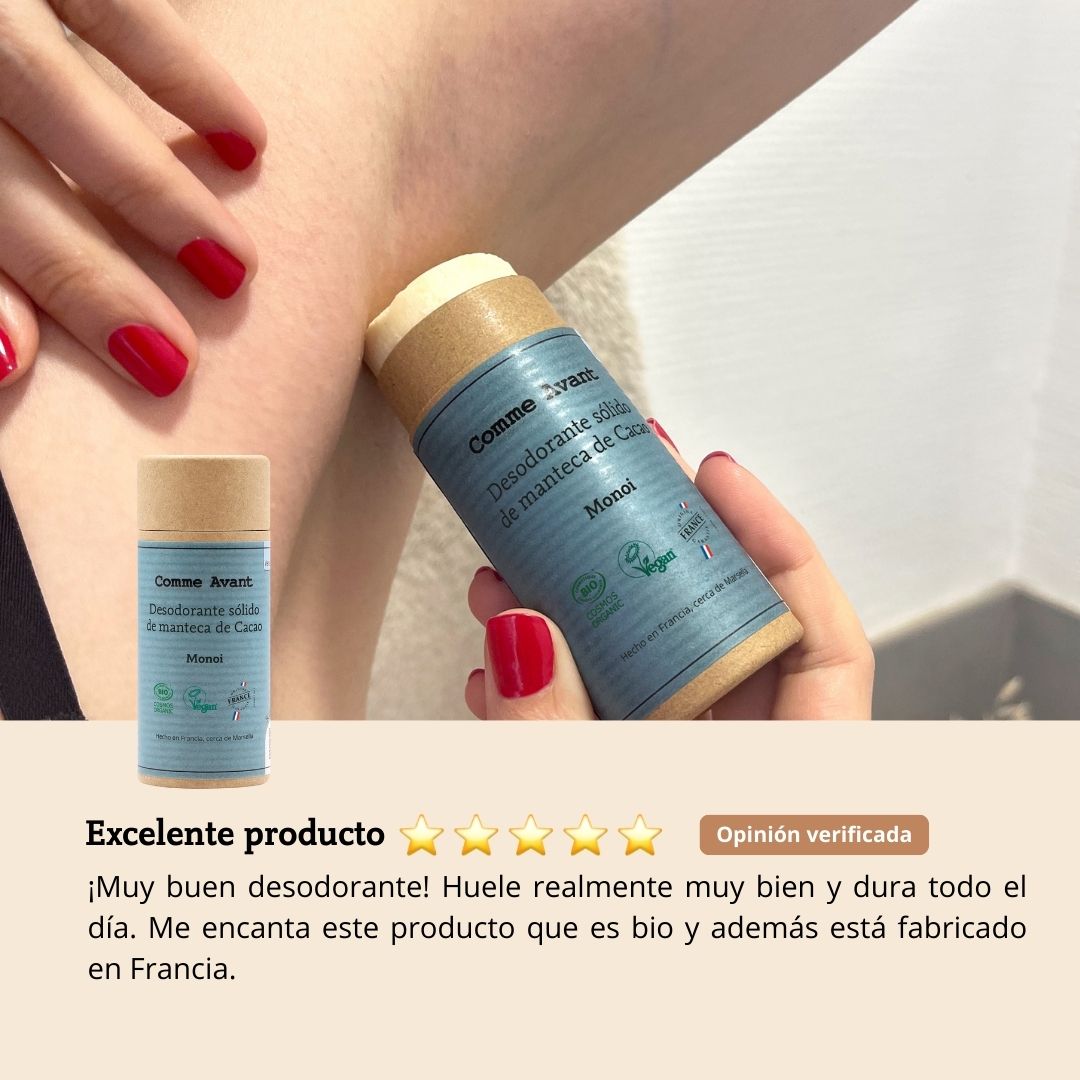 opinión desodorante monoi comme avant