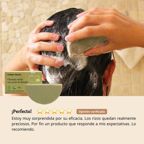 opinión champú solido brócoli comme avant