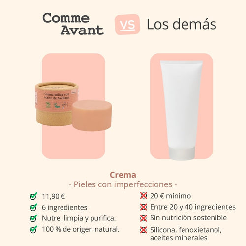  Crema sólida ecológica para pieles atópicas y con tendencia acneica 