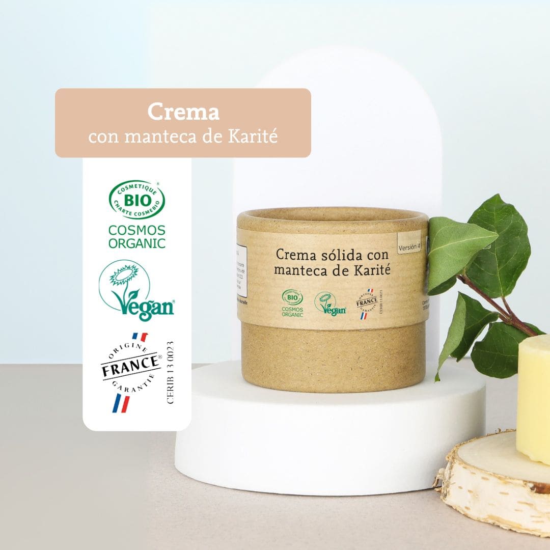 crema natural con manteca de karité comme avant