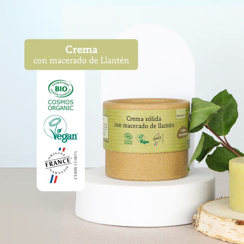 crema natural con macerado de llanten comme avant