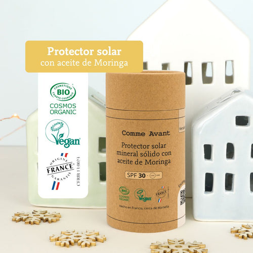 crema solar spf30 de manteca de moringa comme avant