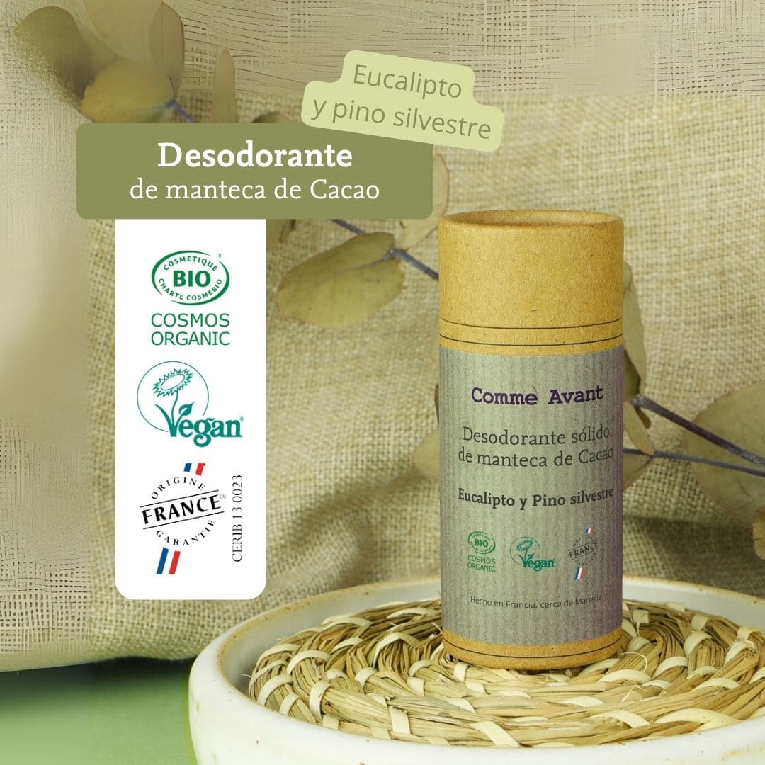 desodorante solido de manteca de cacao eucalipto y pino 