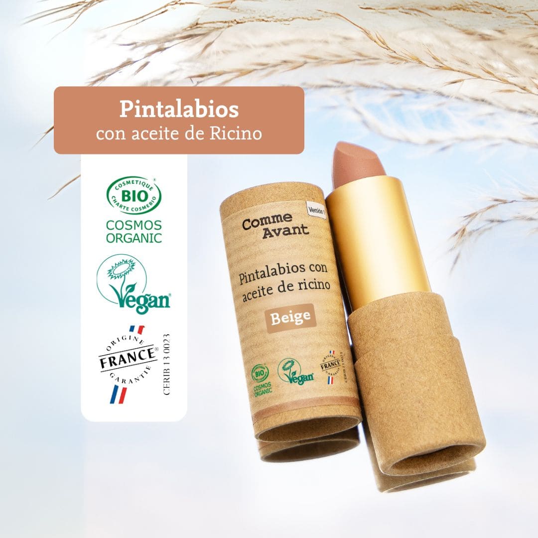 pintalabios de aceite de ricino comme avant 