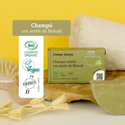 champú solido comme avant con aceite de brocoli