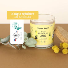 Label bougie répulsive comme avant