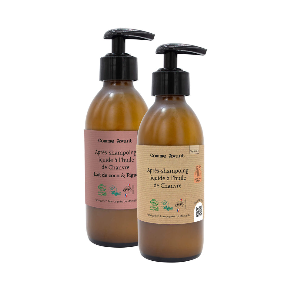 Après-shampoing liquide à l'huile de chanvre