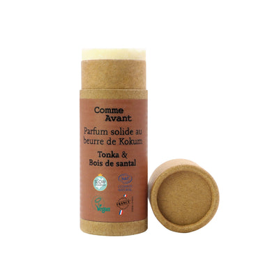 Parfum solide boisé et épicé au beurre de kokum - Version 2