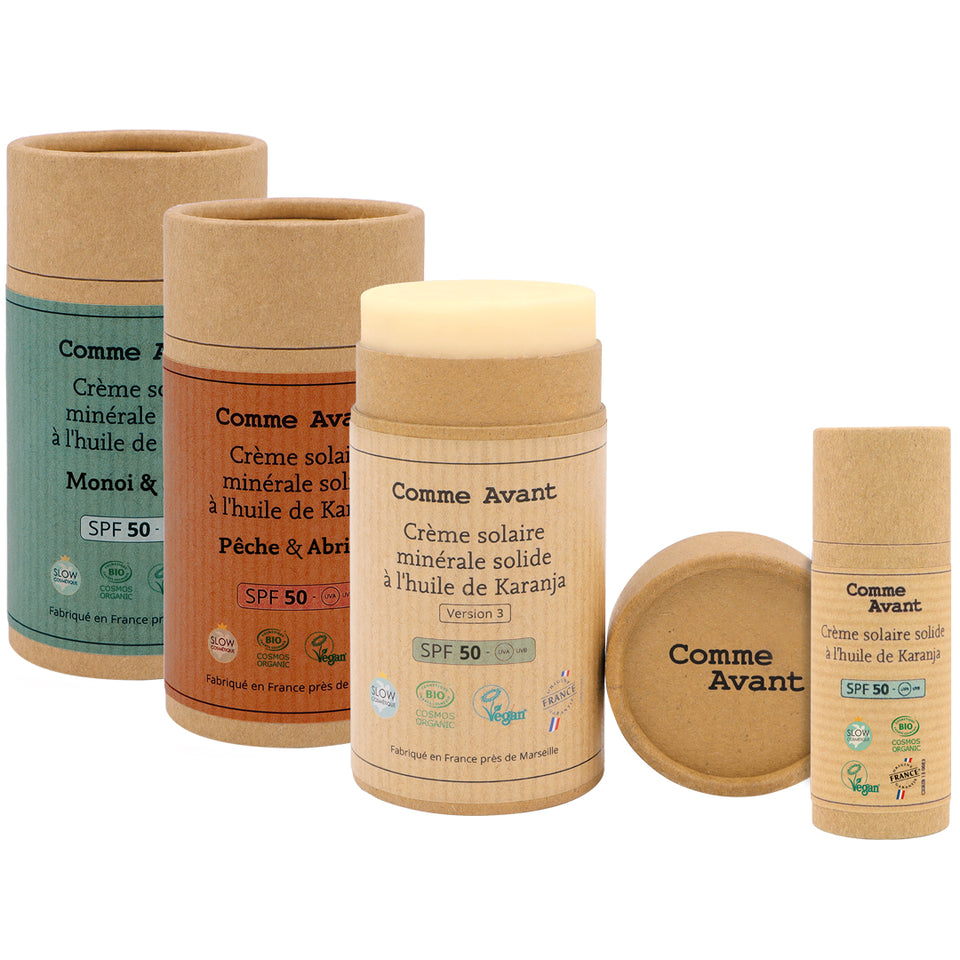 Crème solaire SPF50 à l'huile de karanja