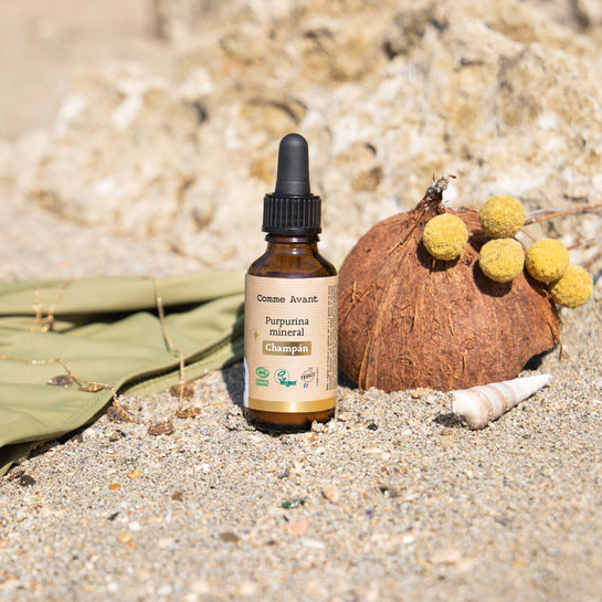 purpurina mineral comme avant champan