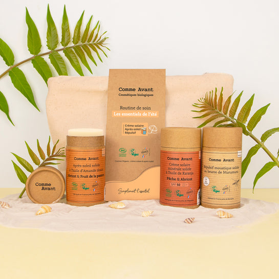 Trousse été comme avant 3 cosmétiques solides