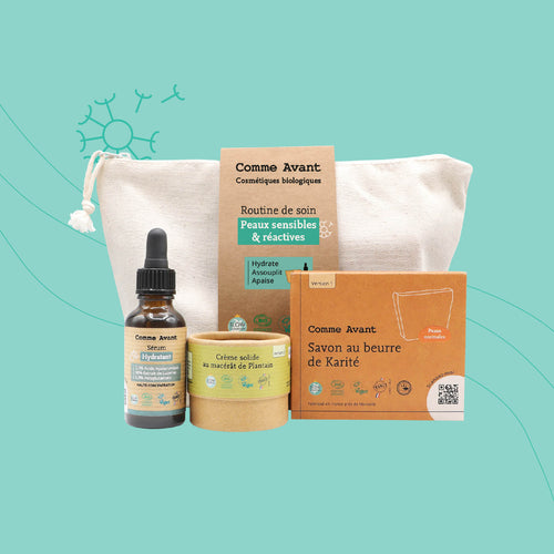 Neceser diario para pieles sensibles y reactivas