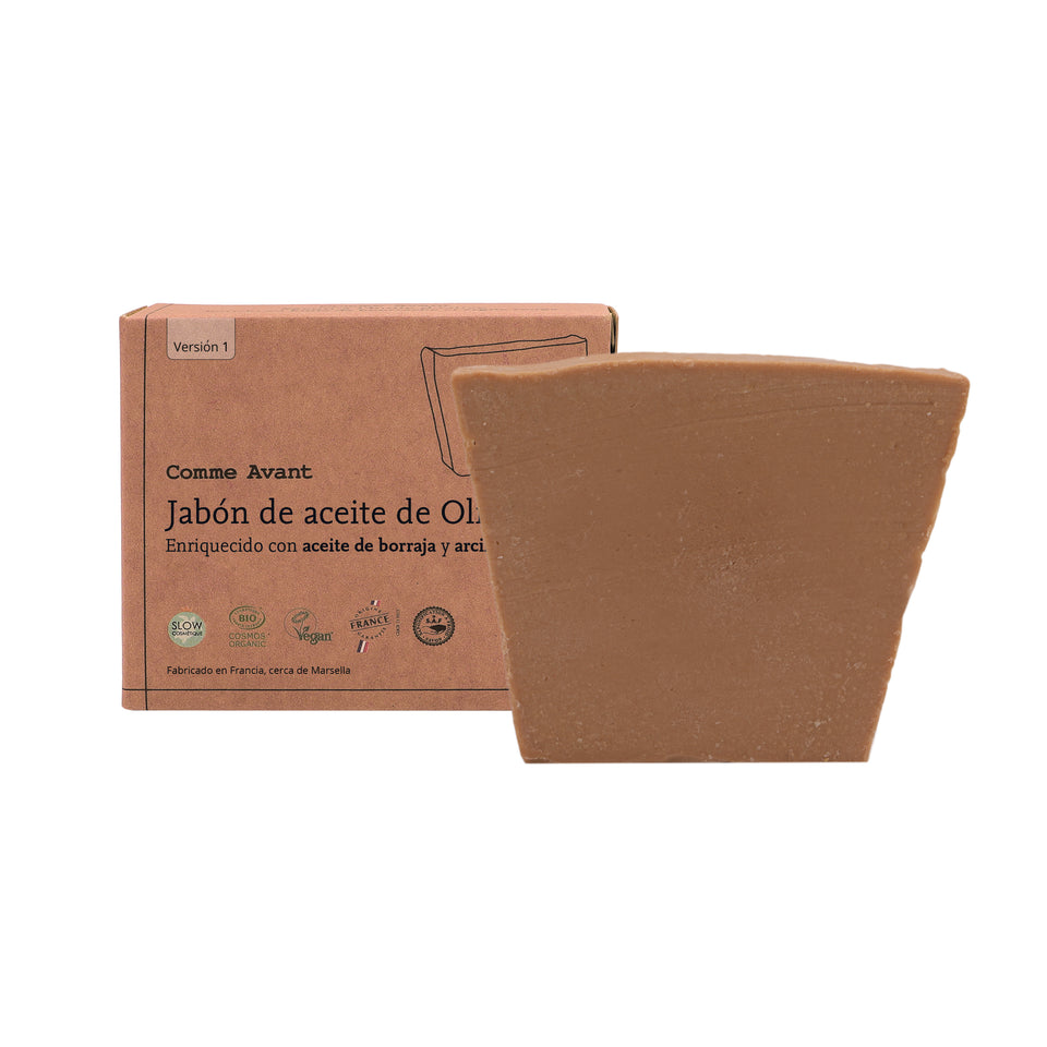 Savon à l'huile de bourrache comme avant