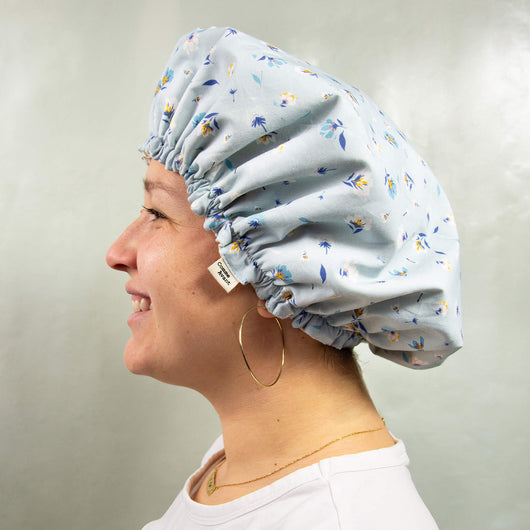 Bonnet de douche en coton impermeable comme avant