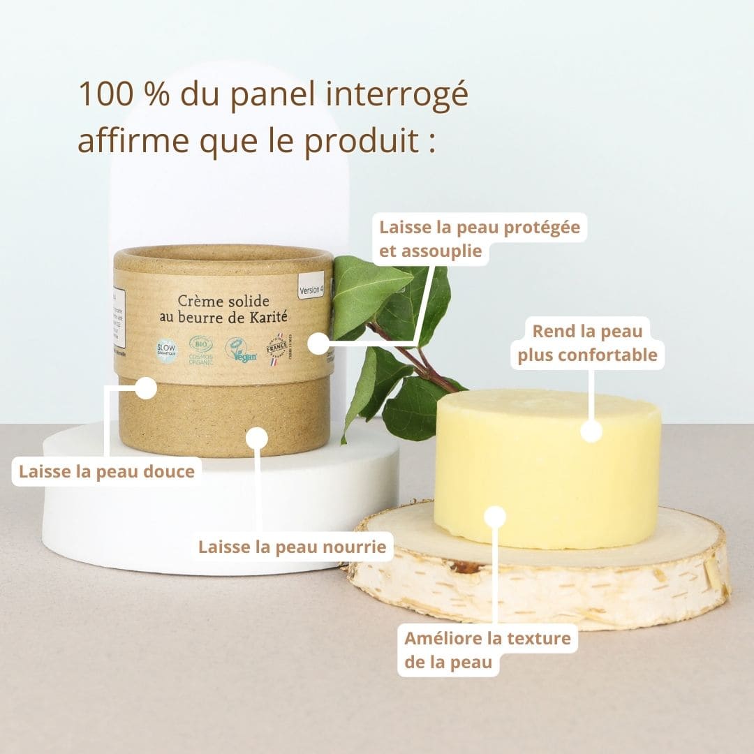 Crème au beurre de karité test de consommateurs Comme Avant