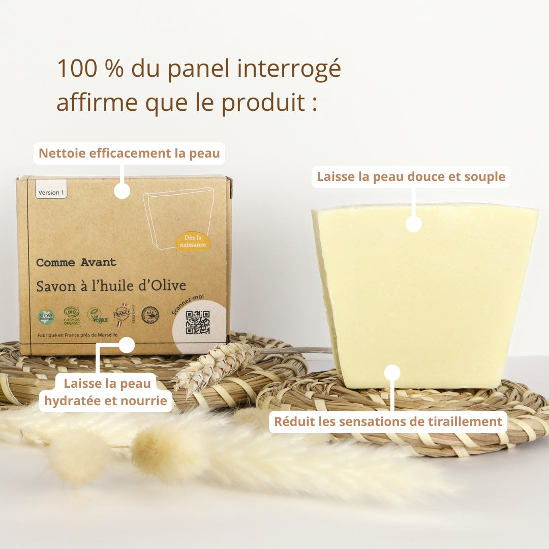 Test usage savon olive