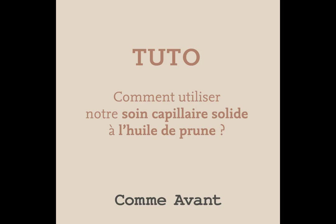 Utilisation soin capillaire