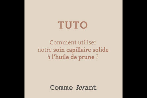 Utilisation soin capillaire