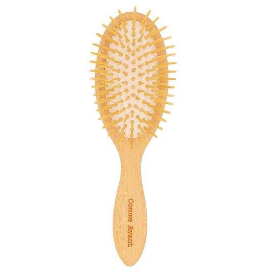 Brosse à cheveux en bois de hêtre naturel