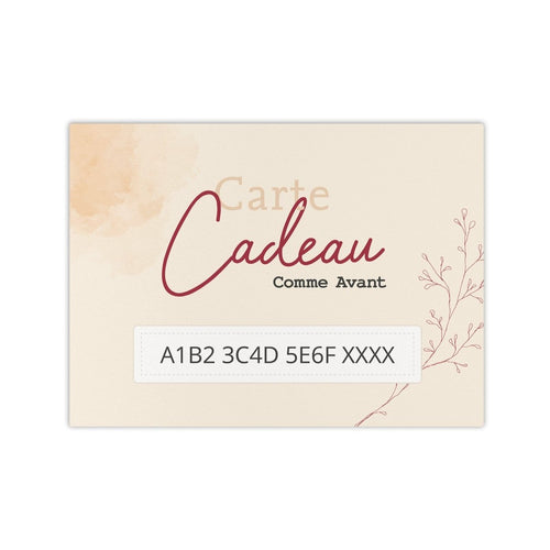 Tarjeta regalo de 15€