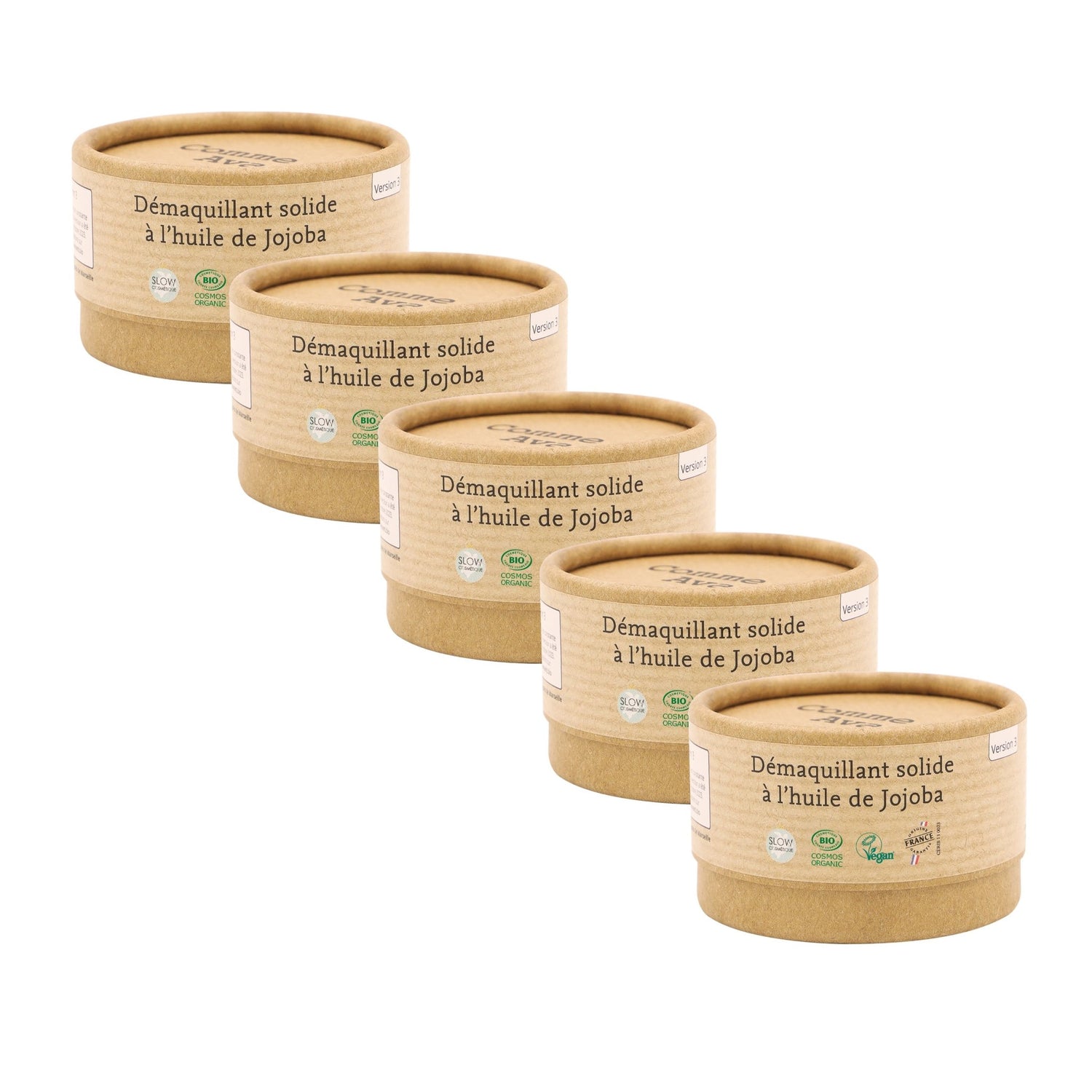 Démaquillant solide à l'huile de jojoba - Version 3